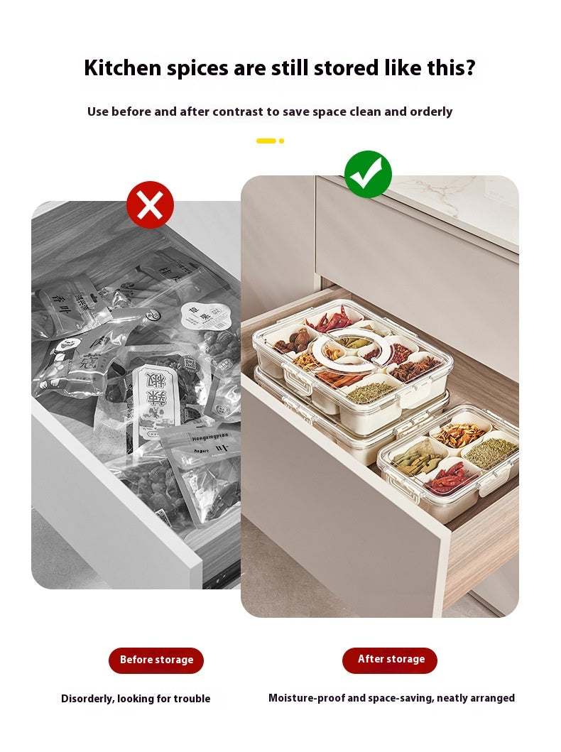 Transform Your Kitchen with the Spice Storage Box